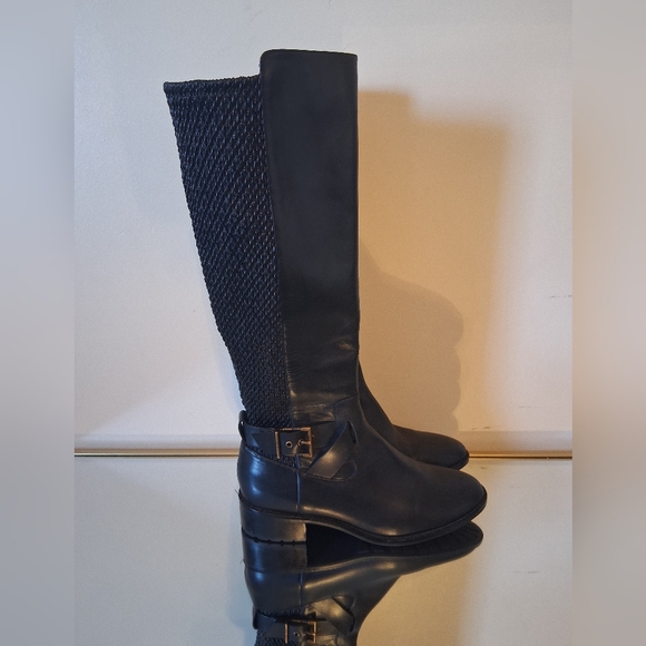 Cole Haan Women's Clover Stretch Side-Buckle Riding Boots Size 10 NWOT - Picture 2 of 15